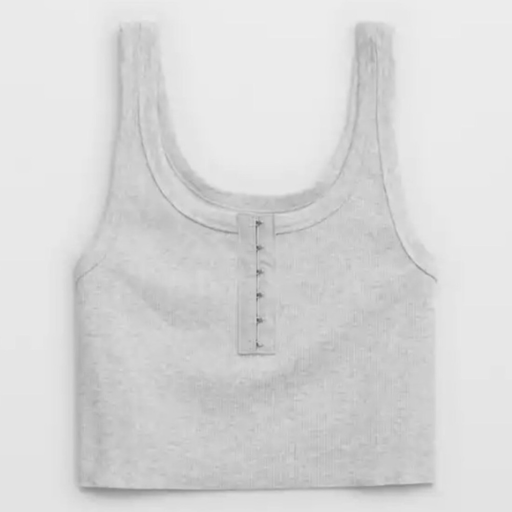 Aerie - Rib Cropped Tank Top